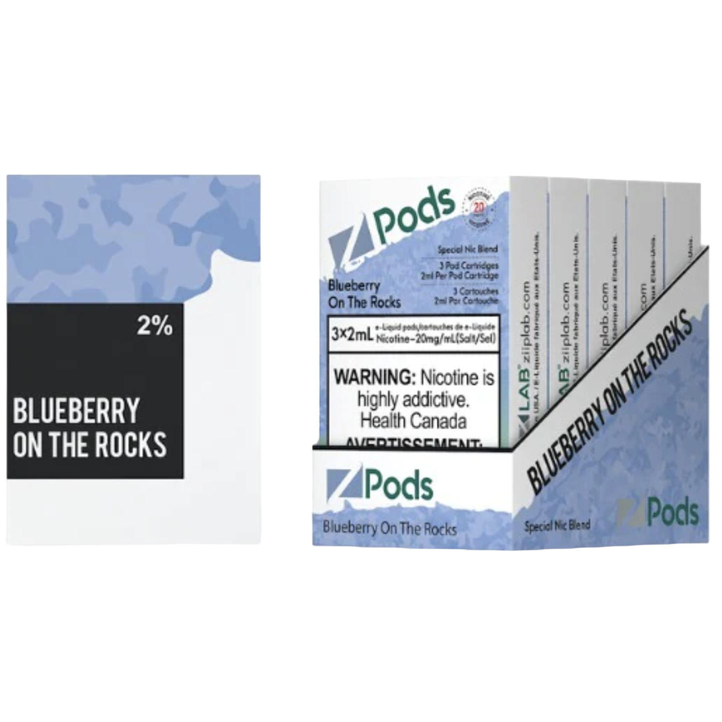 Zpods - Blueberry On The Rocks