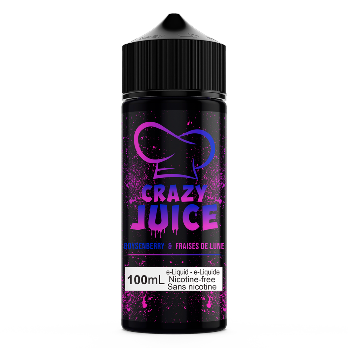 Crazy Juice - Baie de Boysen et Fraise de Lune 100 ml