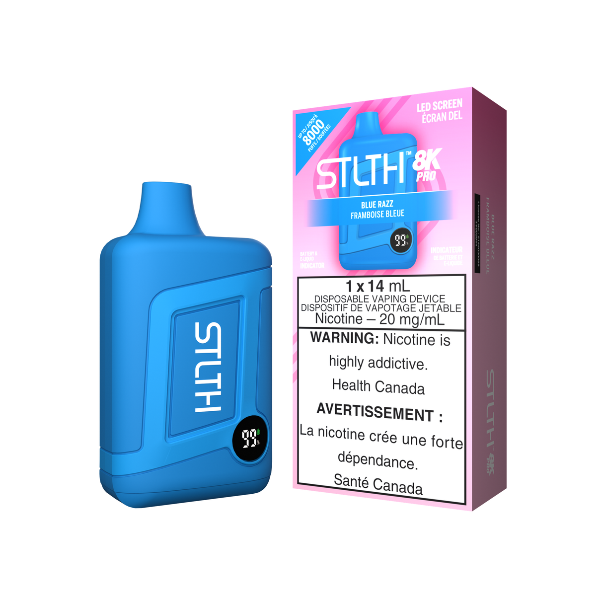 STLTH 8K Pro - Framboise Bleue