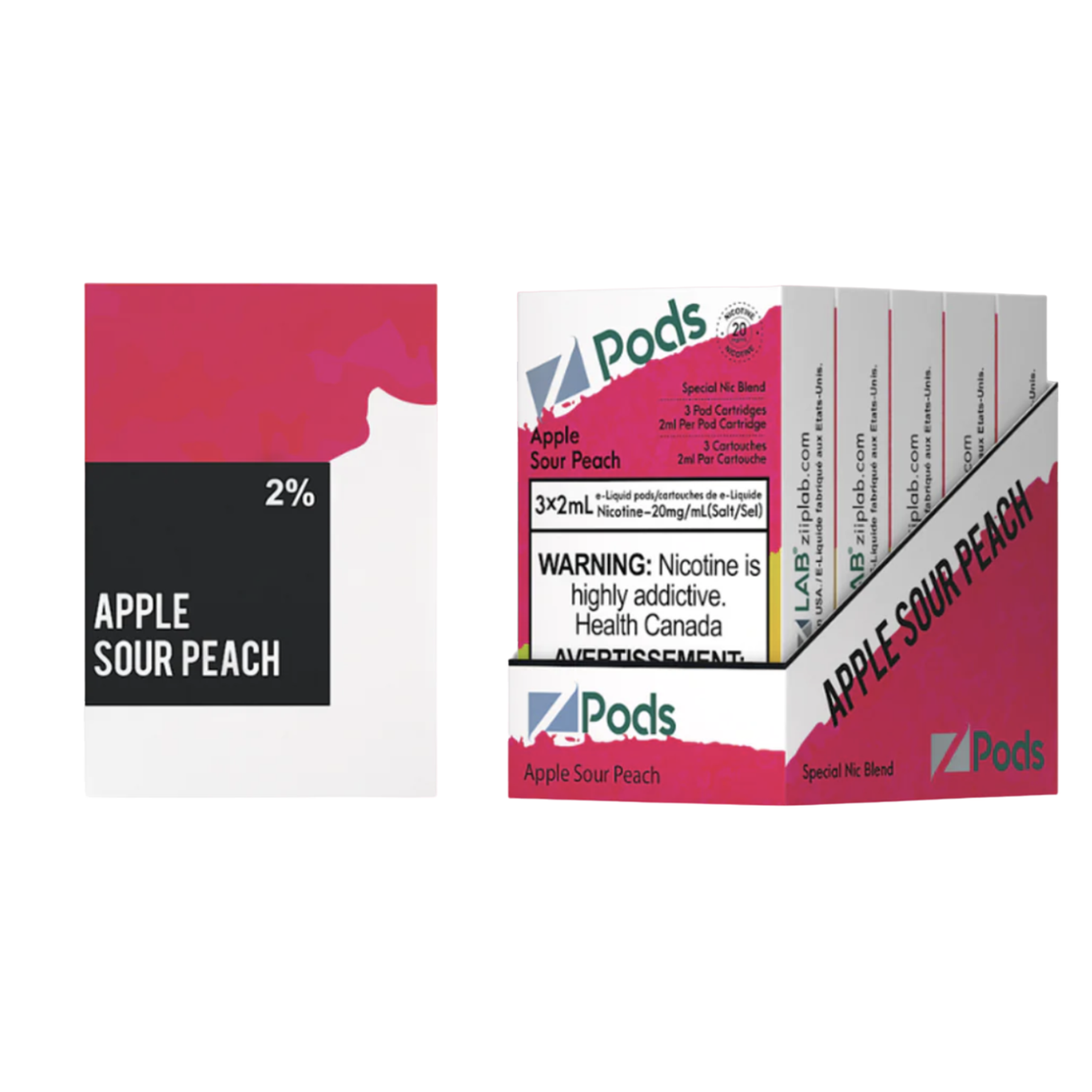 Zpods - Apple Peach Sting (Apple Sour Peach)