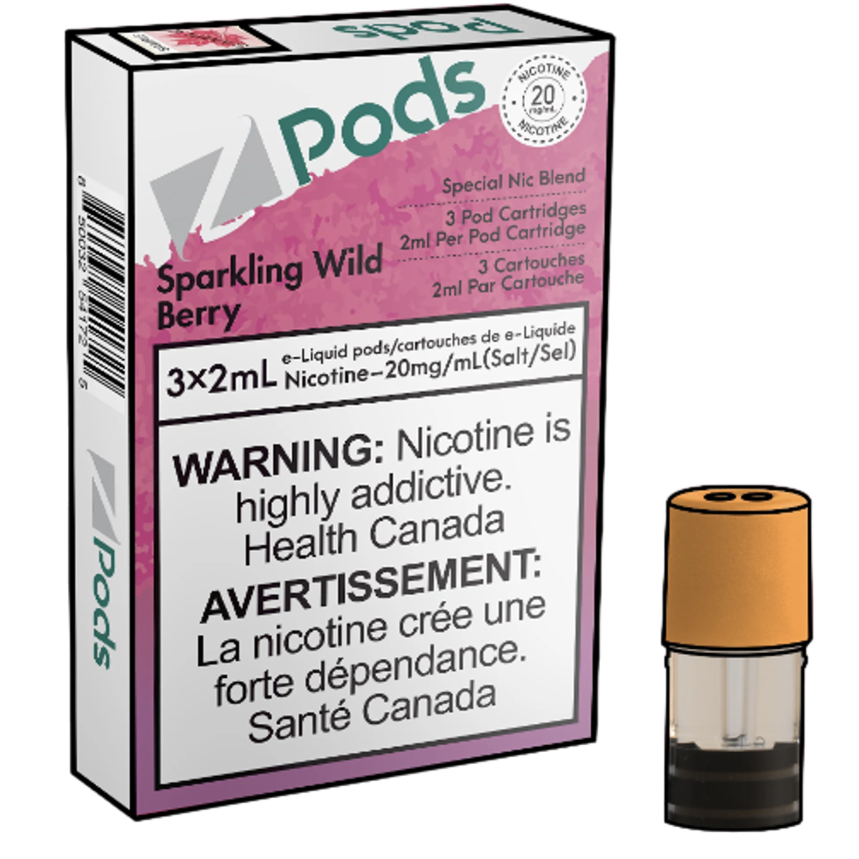 Zpods - Flashing Wild Berry (Sparkling Wild Berry)