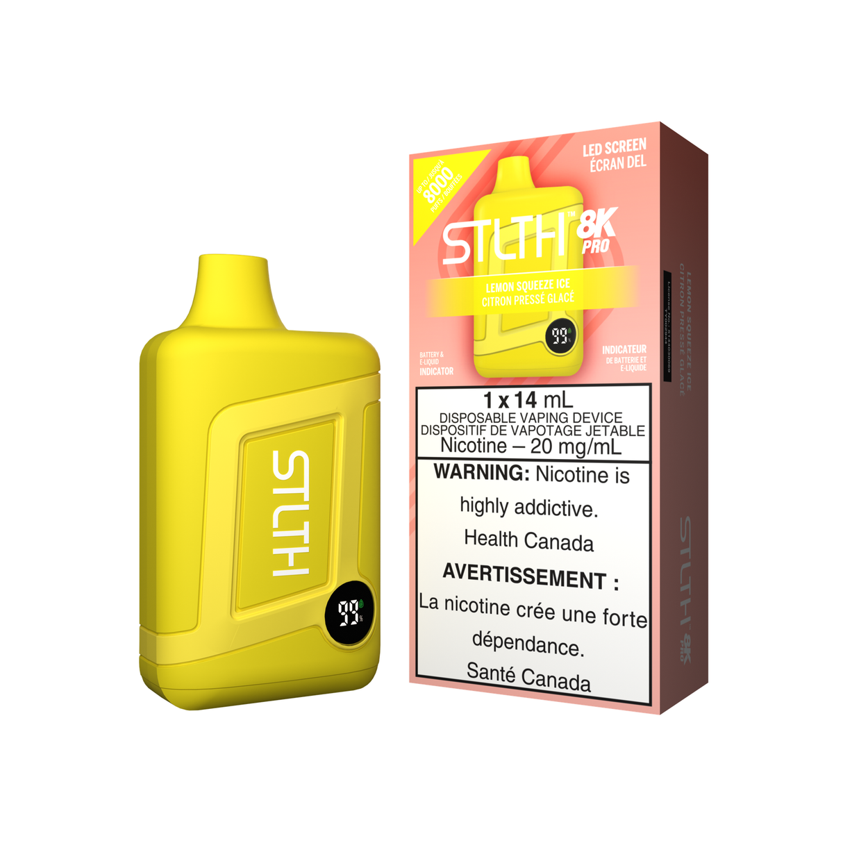 STLTH 8K Pro - Citron Pressé Glacé