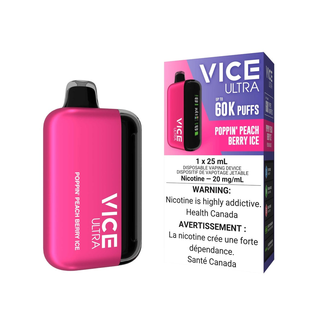 Vice Ultra - Poppin' Peach Berry Ice