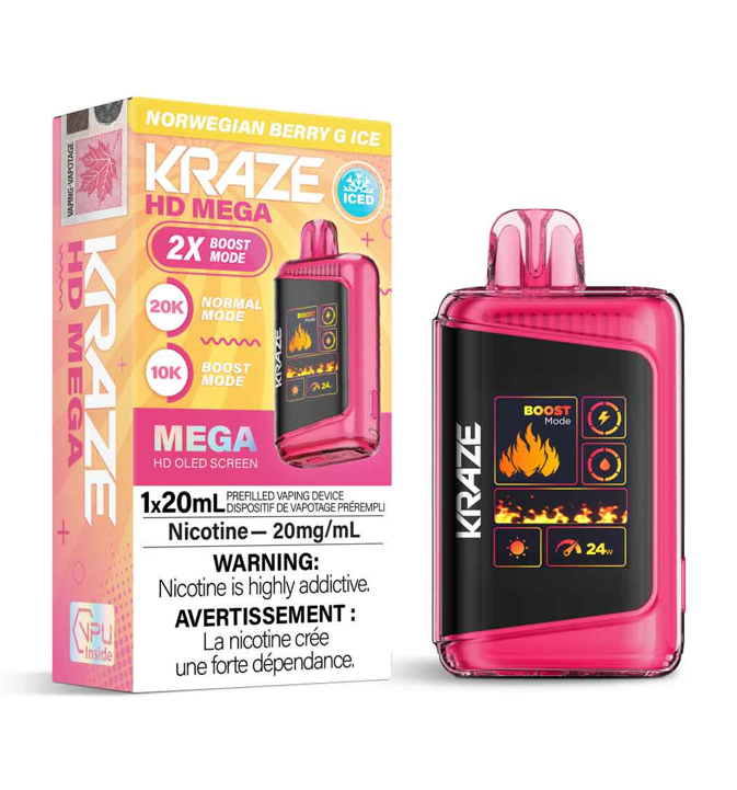 Kraze HD Mega - Norwegian Berry G Ice