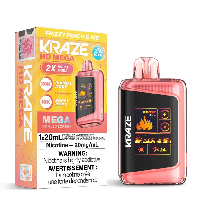 Kraze HD Mega - Frizzy Peach G Ice