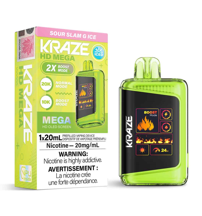 Kraze HD Mega - Slam Surette G Glacé