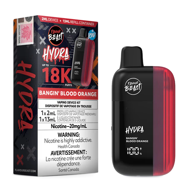 Flavour Beast Hydra 18k - Bangin' Blood Orange