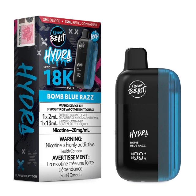 Flavour Beast Hydra 18k - Bomb Blue Razz