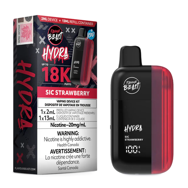 Flavour Beast Hydra 18k - Sic Strawberry