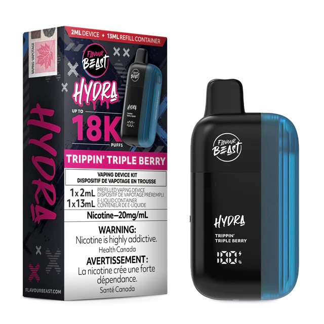 Flavour Beast Hydra 18k - Trippin' Triple Berry