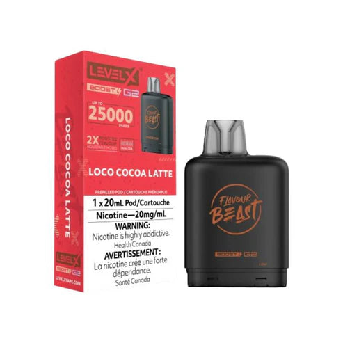 Flavour Beast Level X Boost G2 25k - Loco Cocoa Latte