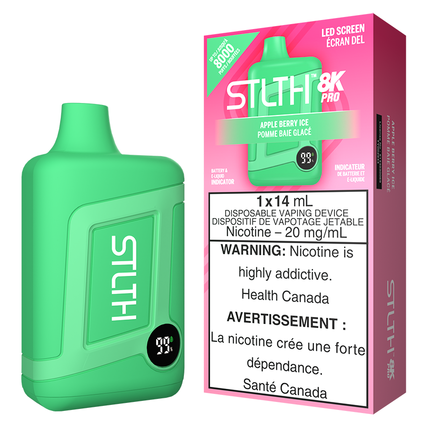 STLTH 8K Pro - Pomme Baies Glacées