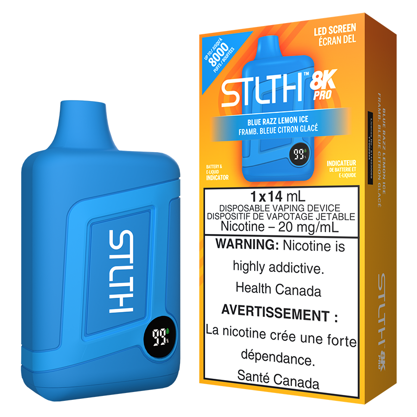 STLTH 8K Pro - Framboise Bleue et Citron Glacés