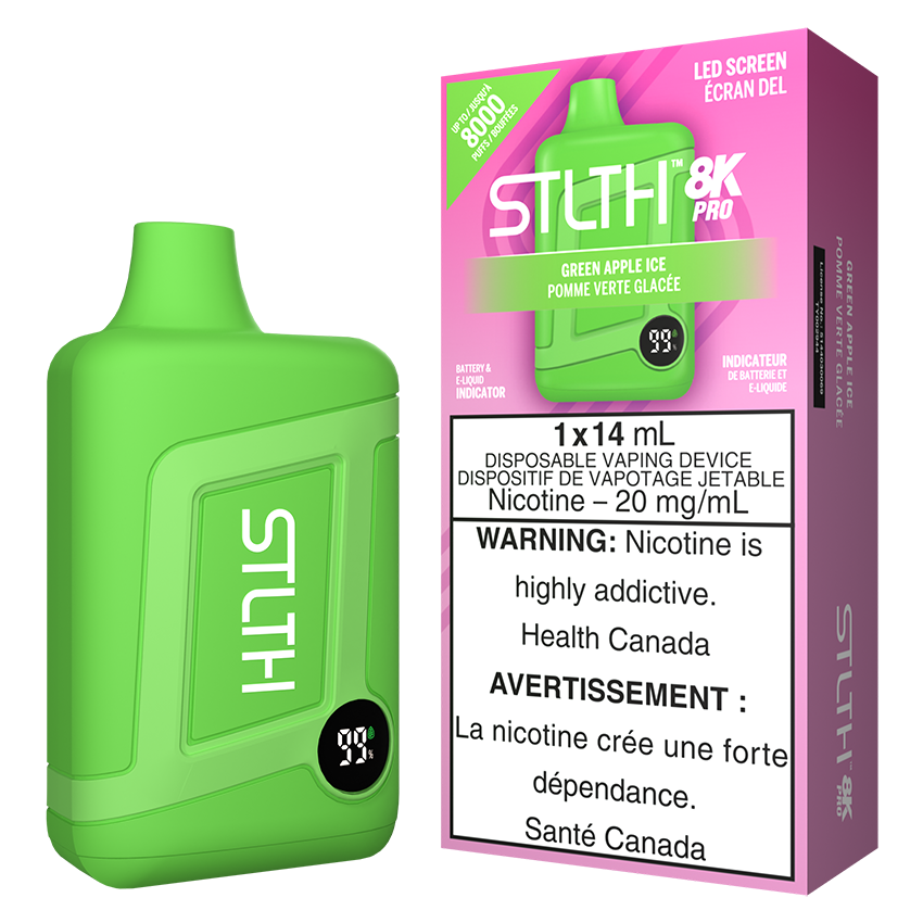 STLTH 8K Pro - Pomme Verte Glacée