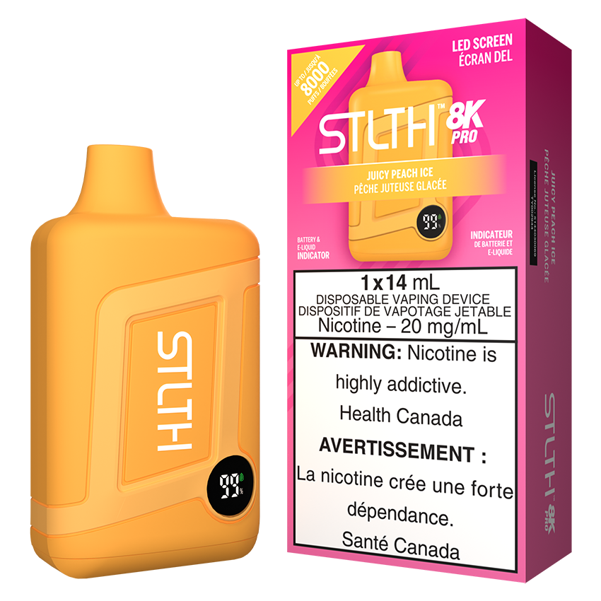 STLTH 8K Pro - Pêche Juteuse Glacée