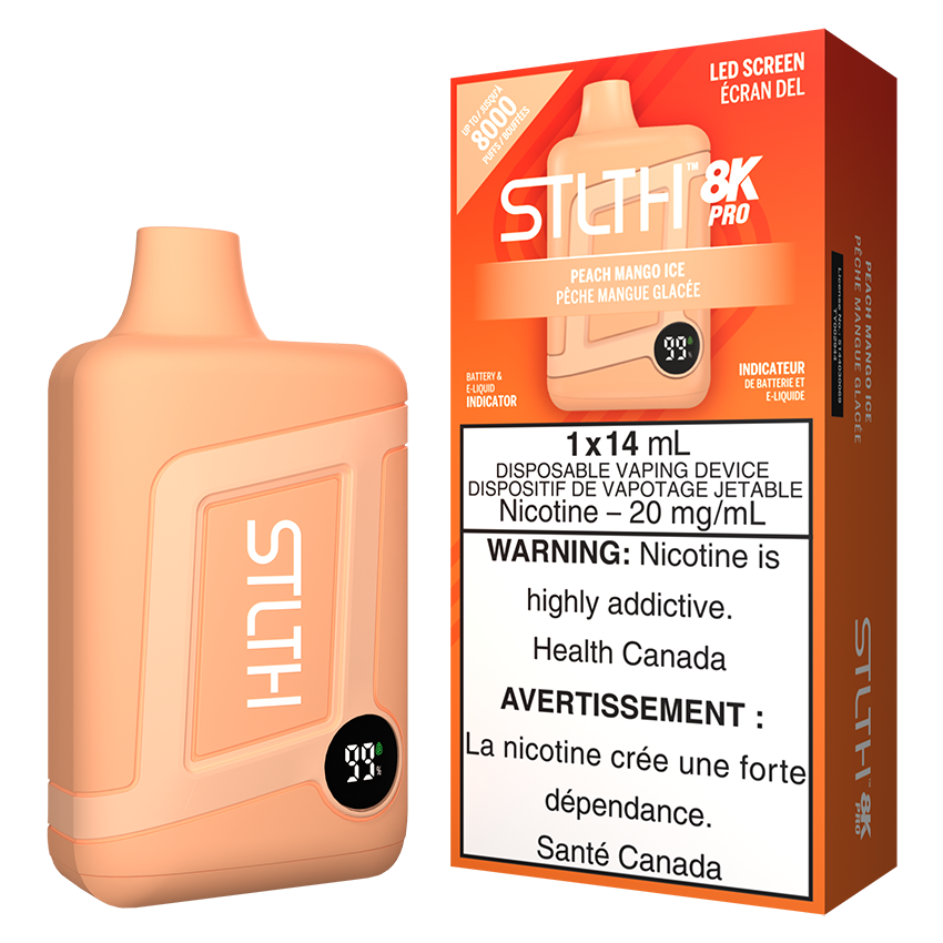 STLTH 8K Pro - Pêche Mangue Glacée