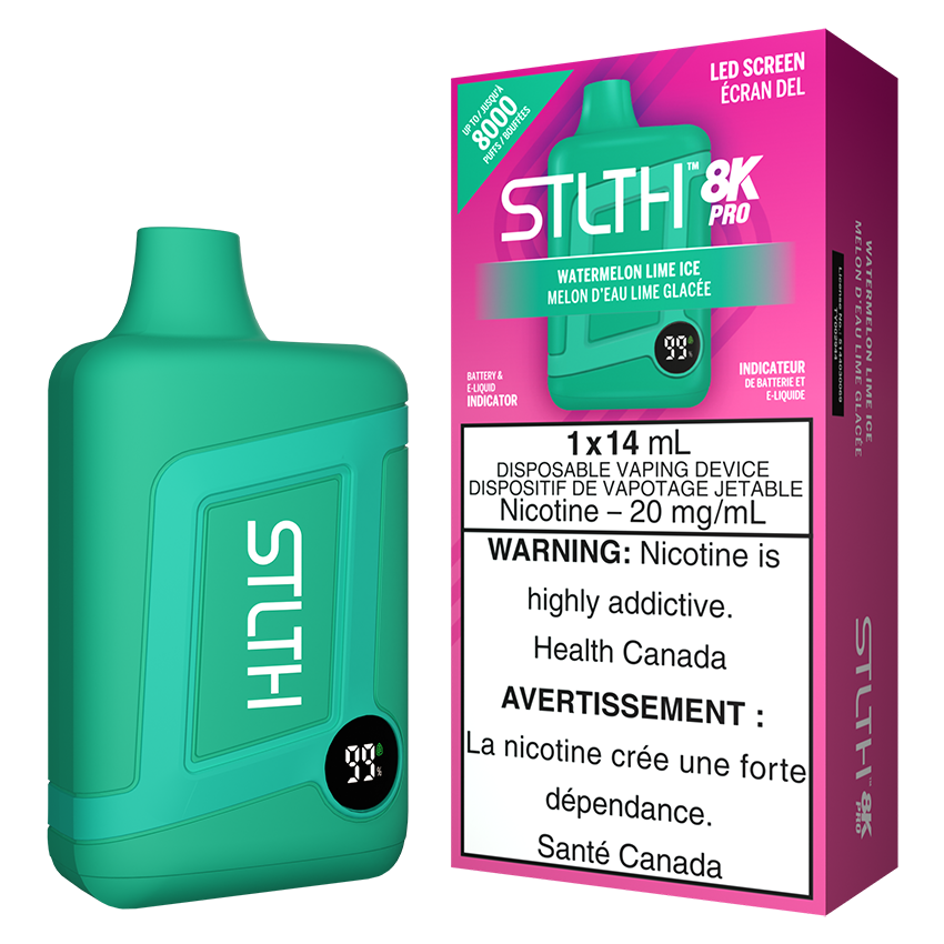 STLTH 8K Pro - Melon d'eau lime glacé