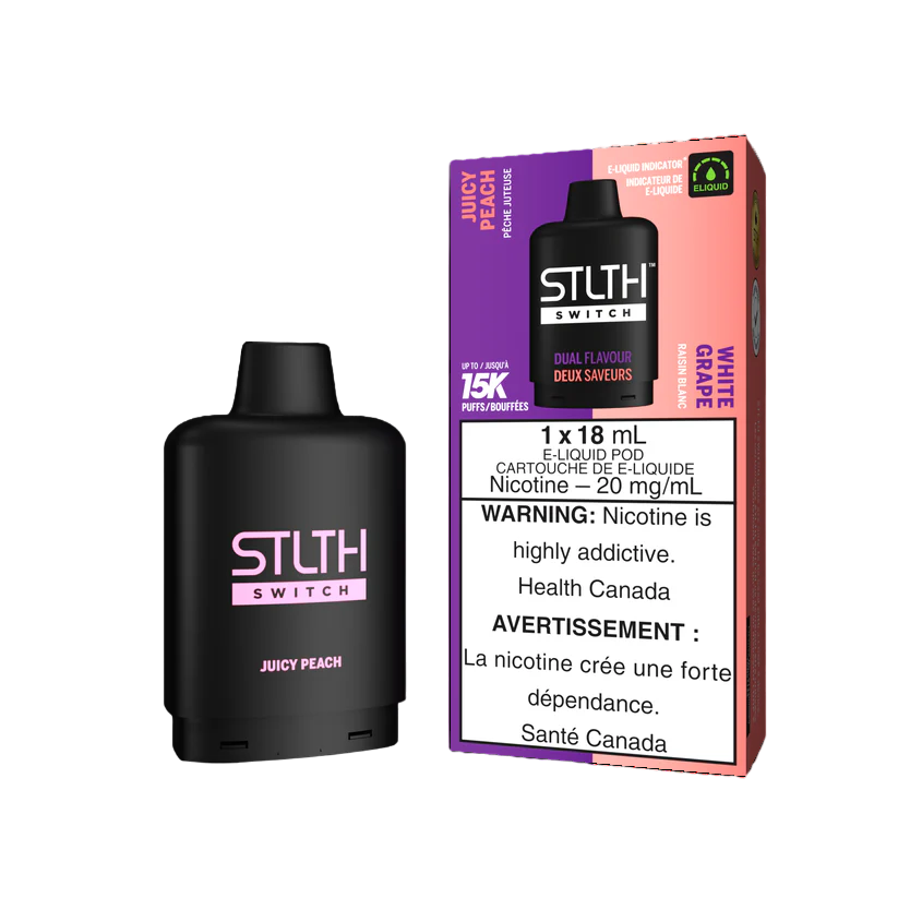 STLTH Switch - White Grape & Juicy Peach