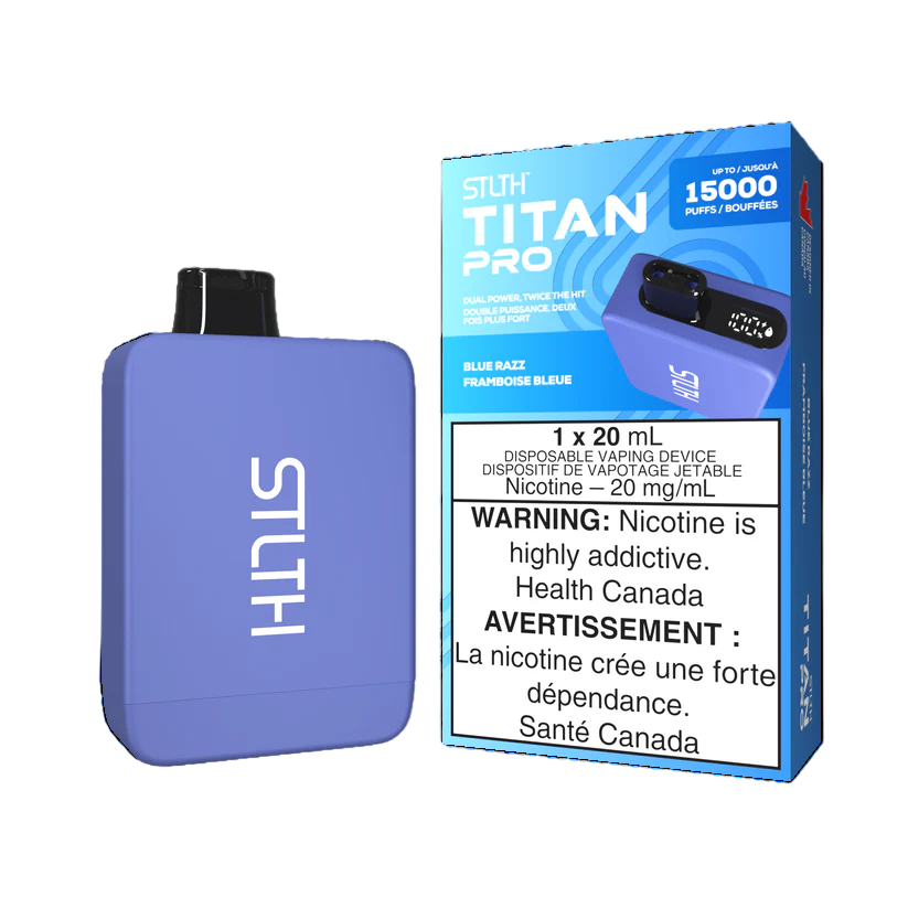 STLTH Titan Pro 15K - Blue Razz