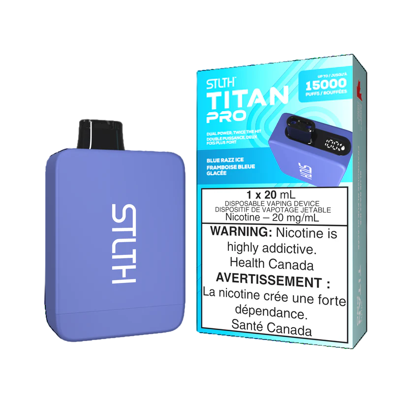 STLTH Titan Pro 15K - Blue Razz Ice