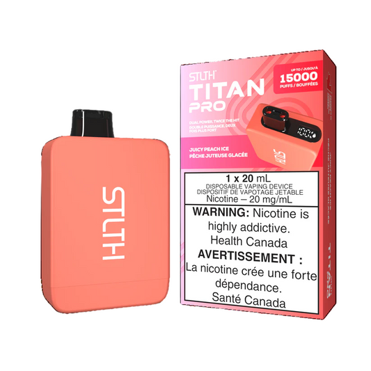 STLTH Titan Pro 15K - Juicy Peach Ice