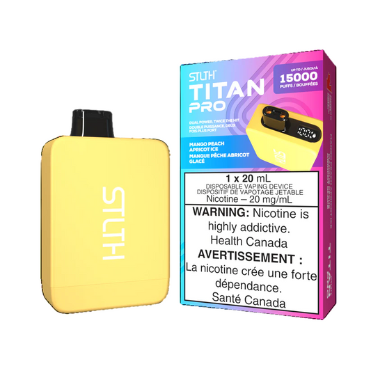 STLTH Titan Pro 15K -Mangue Pêche et Abricot Glacés