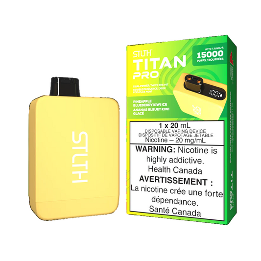 STLTH Titan Pro 15K -Ananas Myrtille et Kiwi Glacés