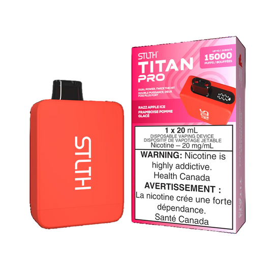 STLTH Titan Pro 15K - Razz Apple Ice