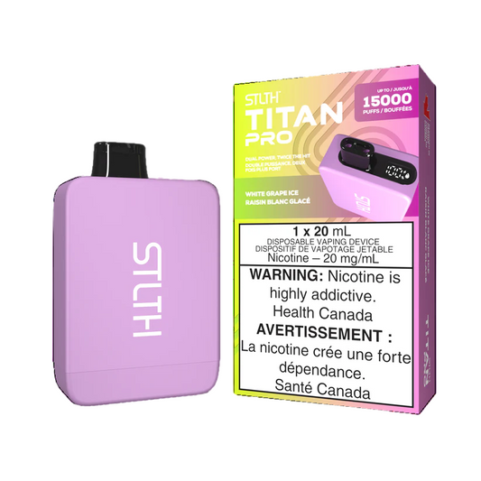 STLTH Titan Pro 15K - White Grape Ice