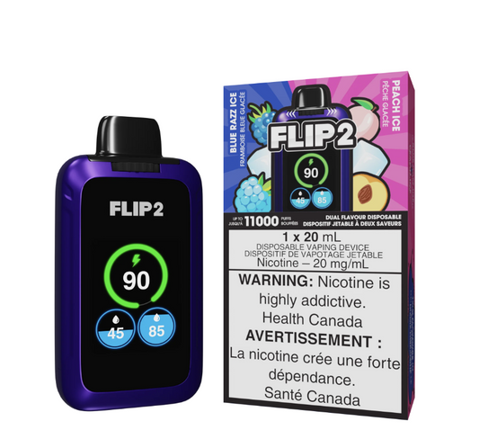 Flip 2 - Blue Razz Ice & Peach Ice