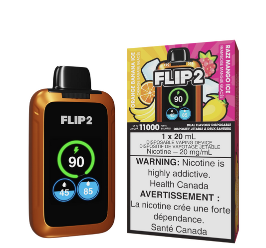 Flip 2 - Orange Banana Ice & Razz Mango Ice