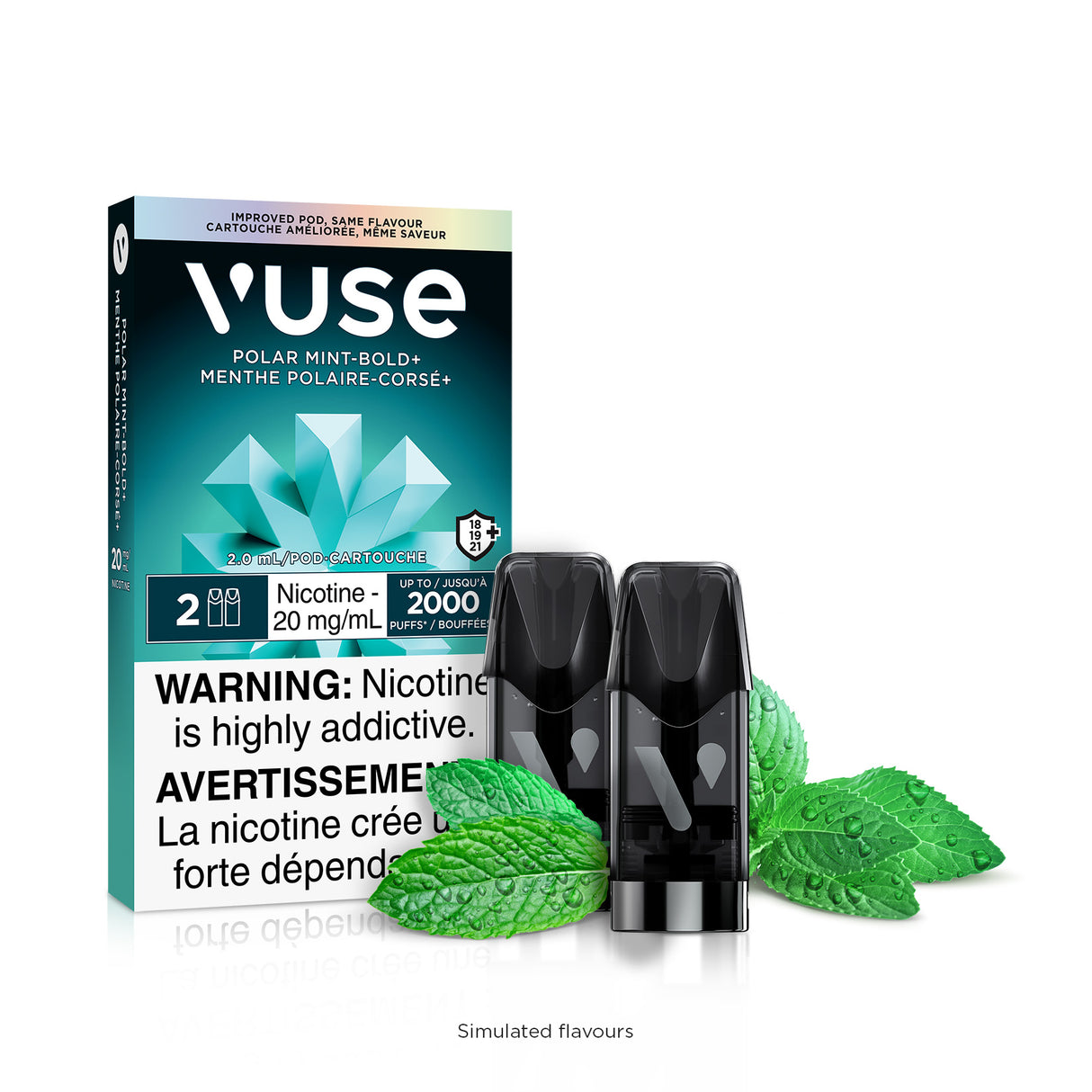 (NEW) Vuse Pods - Bold+ Polar Mint