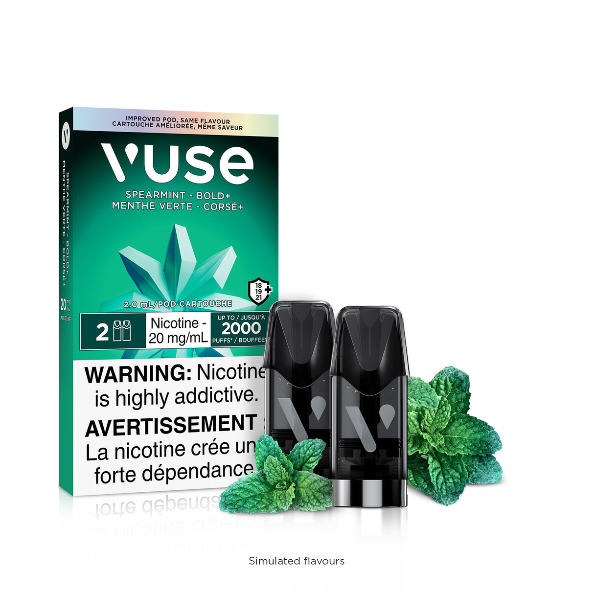 (NEW) Vuse Pods - Bold+ Spearmint