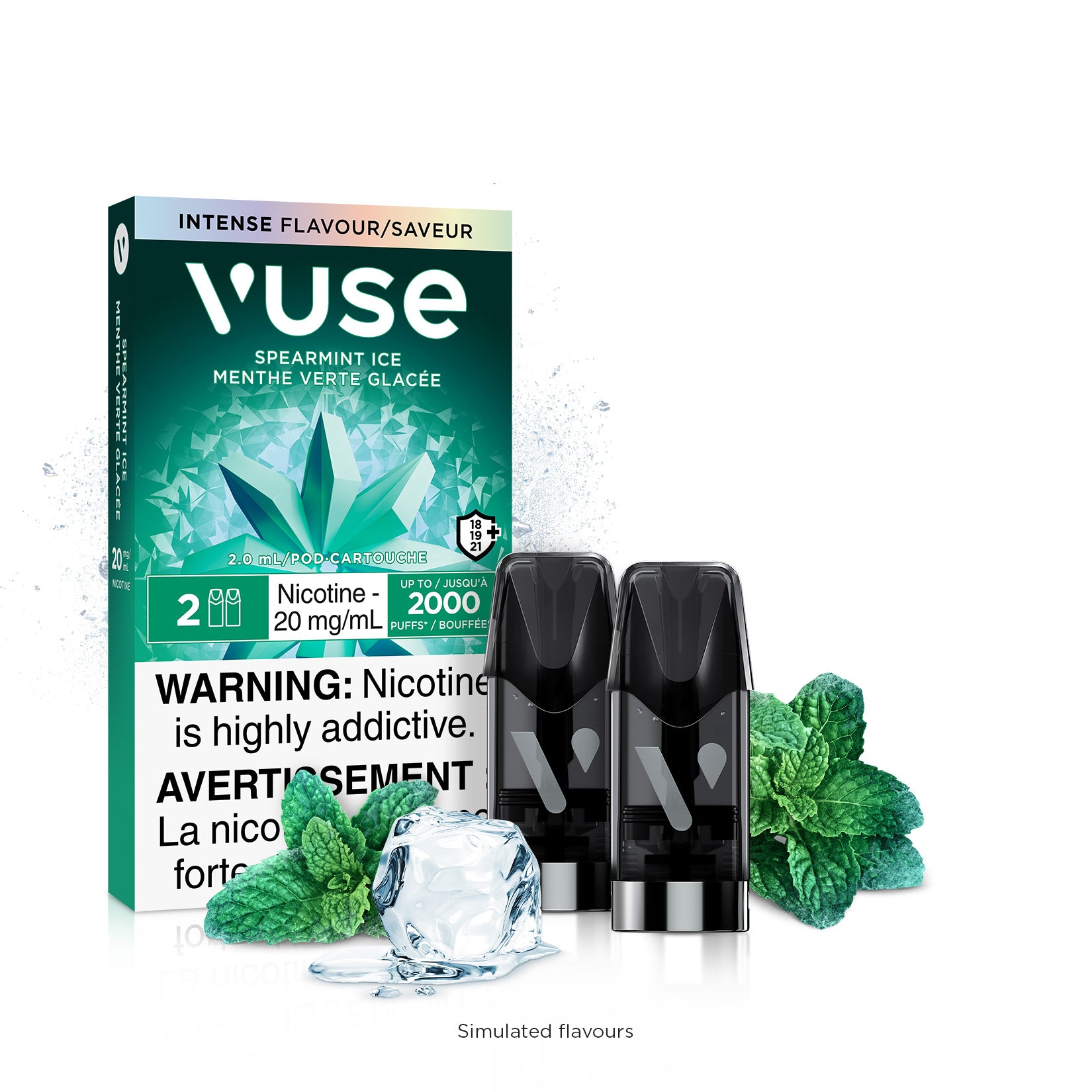 (NEW) Vuse Pods - Spearmint Ice – Prime Vape