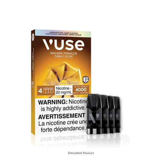 Vuse Pods - Golden Tobacco - Duo Pack