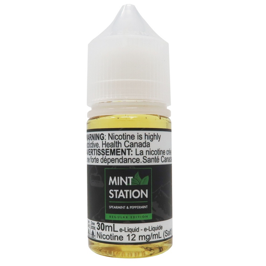 Mint Station - Menthe verte et menthe poivrée 30ml Sel