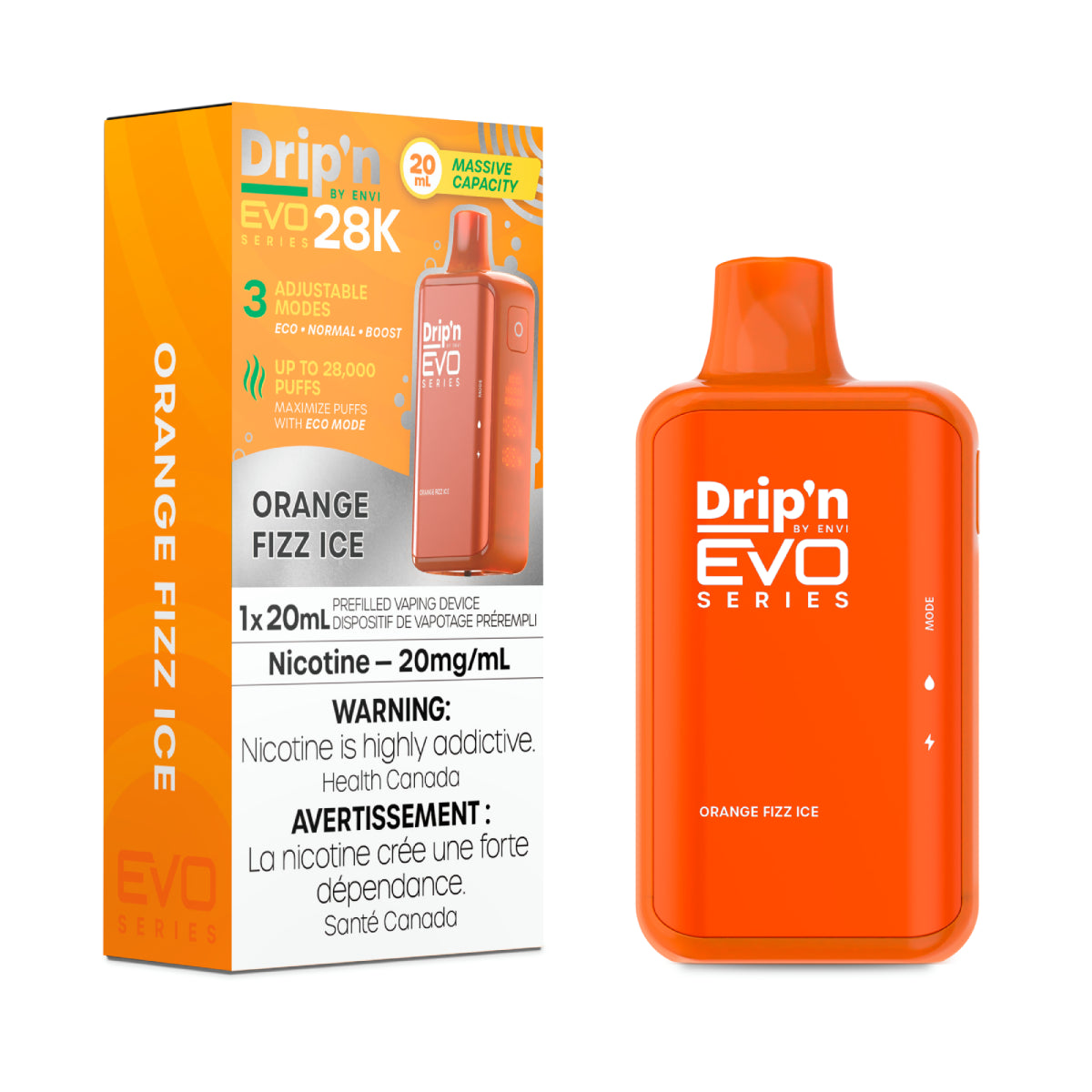 Drip'n Evo 28K - Orange Fizz Ice