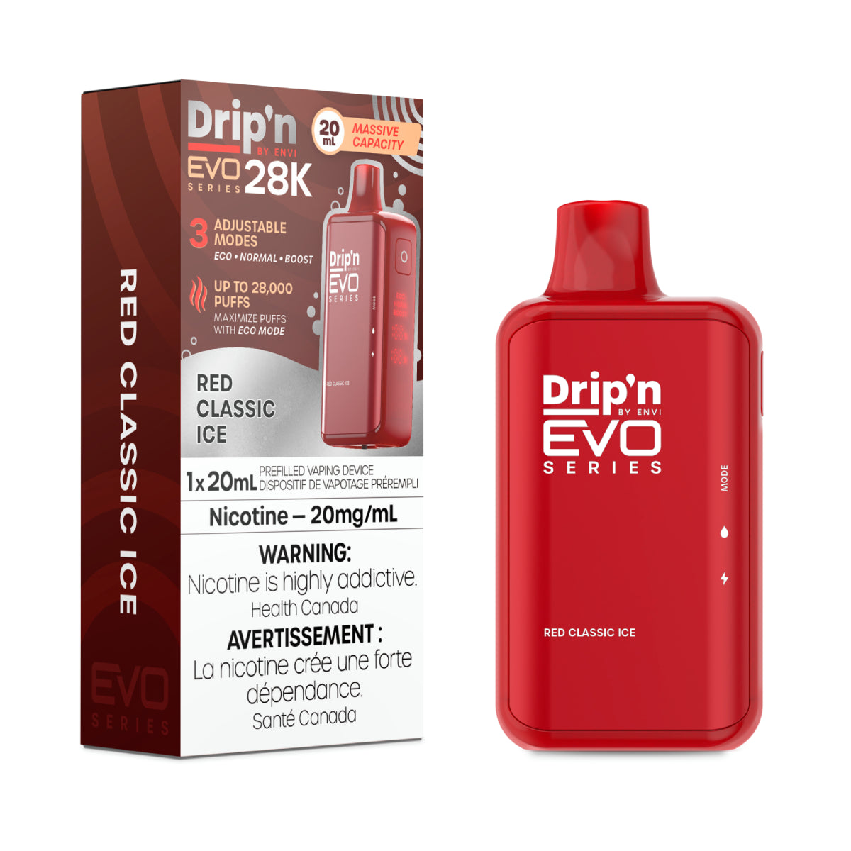 Drip'n Evo 28K - Classique Rouge