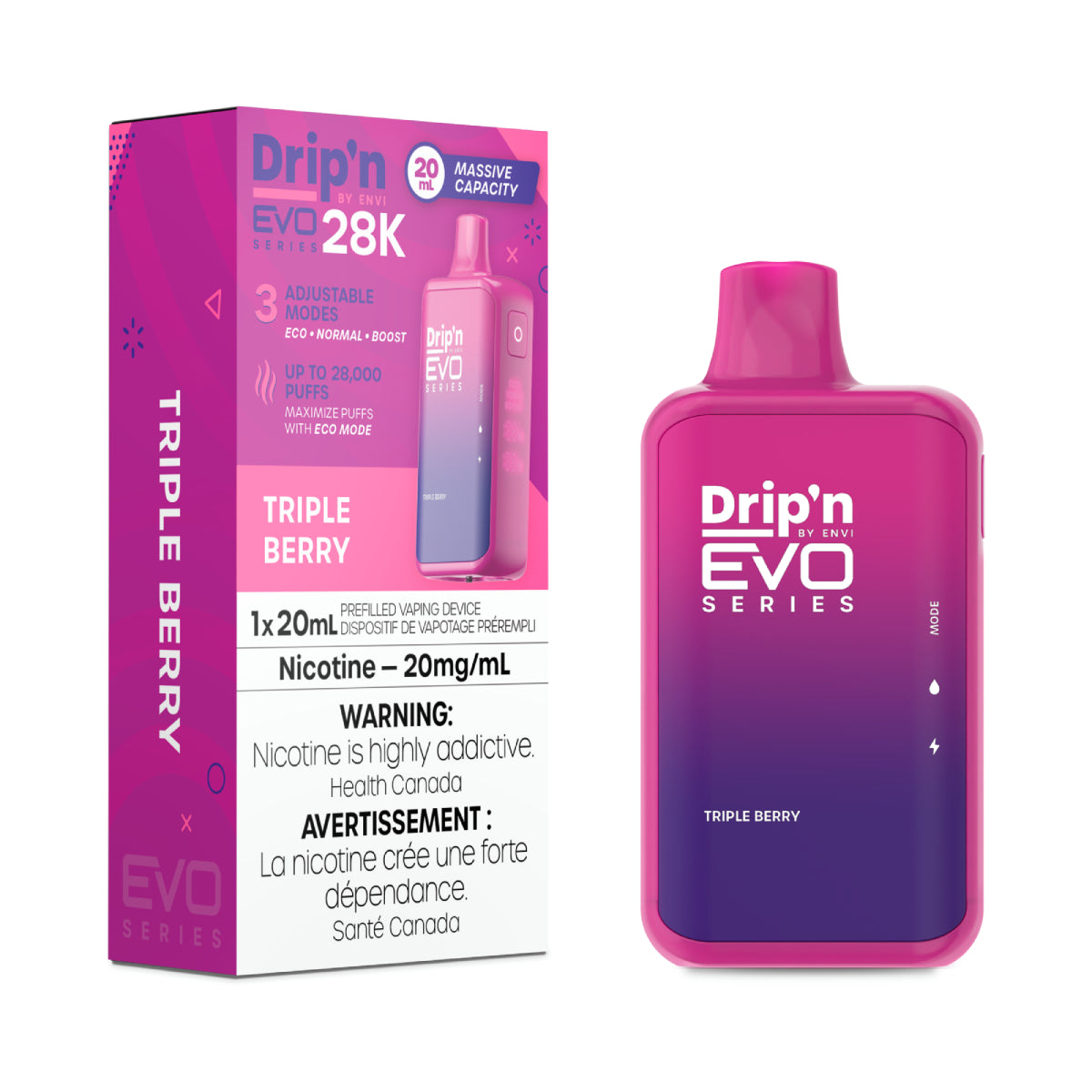 Drip'n Evo 28K - Trio de Baies