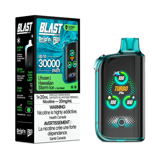 Drip'n by Envi Fasta Blast 30K Disposable - Hawaiian Storm Ice