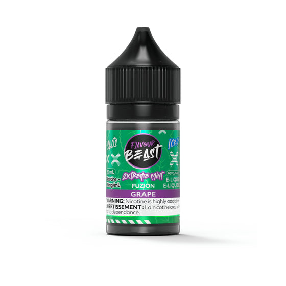 Flavour Beast - Extreme Mint Fuzion Grape Iced 30ml Salt