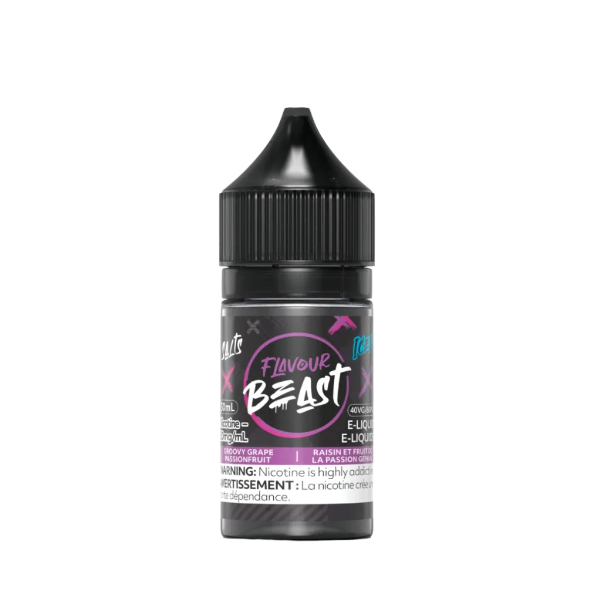 Flavour Beast - Groovy Raisin Passionfruit Glacé 30ml Sel 