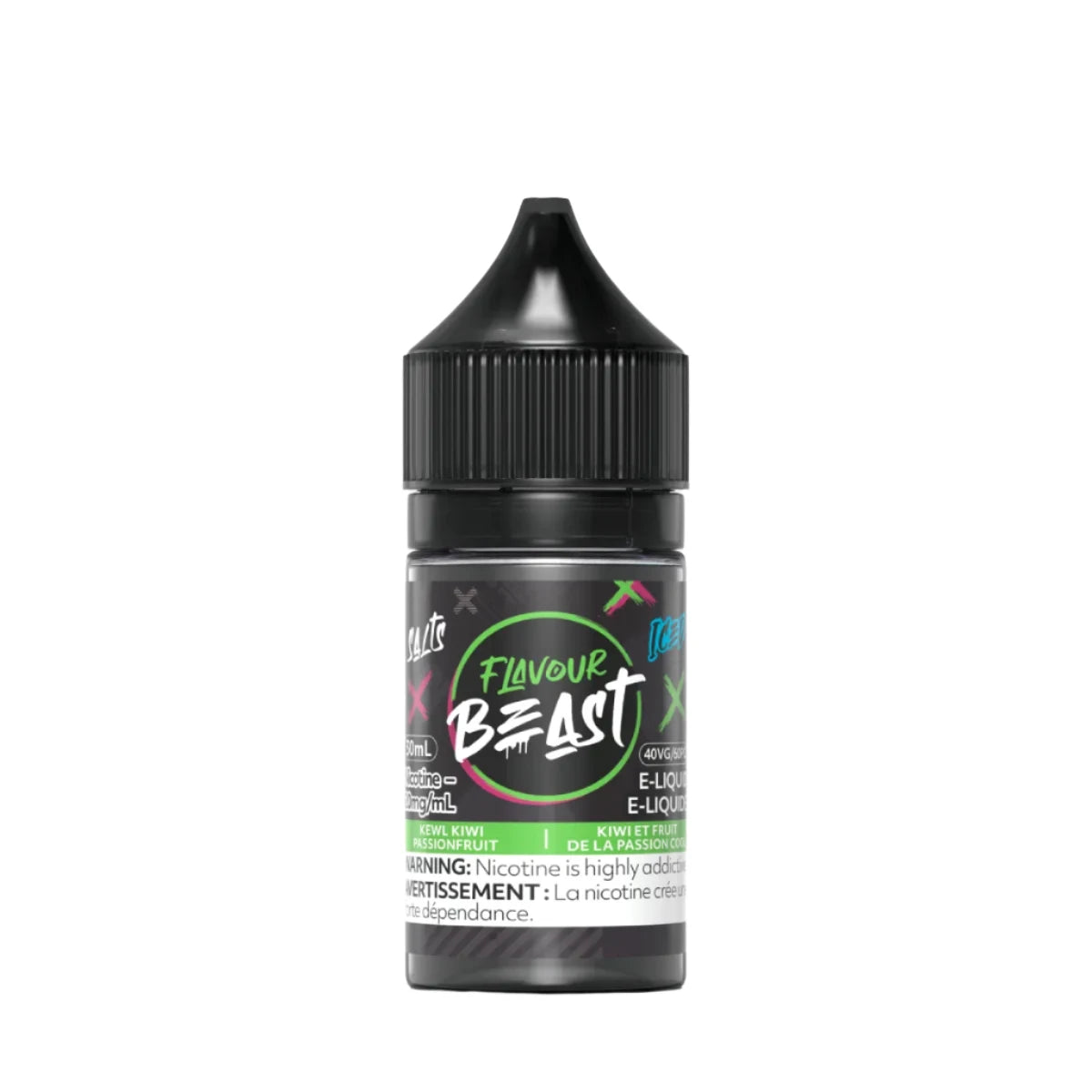 Flavour Beast - Kewl Kiwi Fruit de la Passion Glacé 30ml Sel 