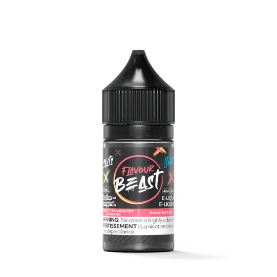 Flavour Beast - STR8 UP Strawberry Banana Iced 30ml Salt