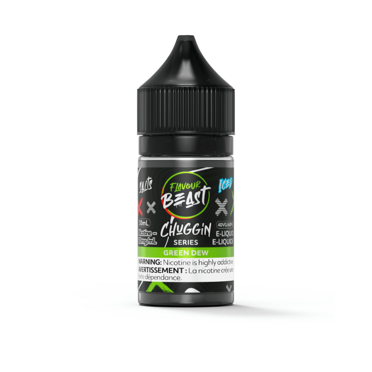 Flavour Beast - Chuggin' Green Dew Iced 30ml Salt