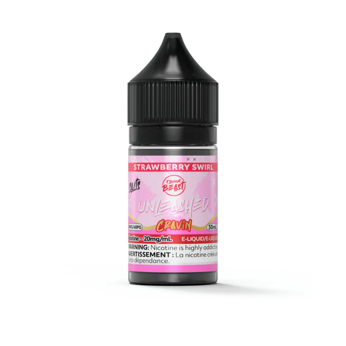 Flavour Beast - Unleashed Cravin - Strawberry Swirl 30ml Salt