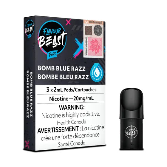 Flavour Beast Pods - Bomb Blue Razz