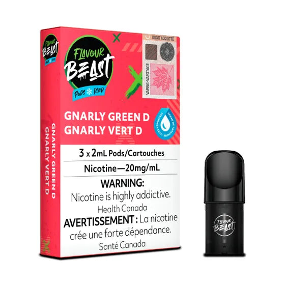 Pods Flavour Beast - Gnarly Green D (Green Dew) 