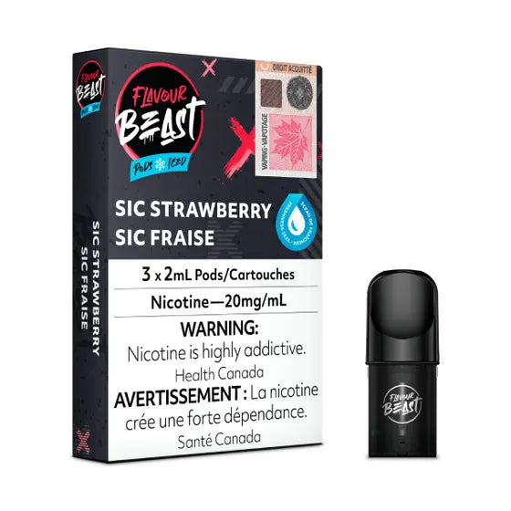 Pods Flavor Beast - Sic Fraise 