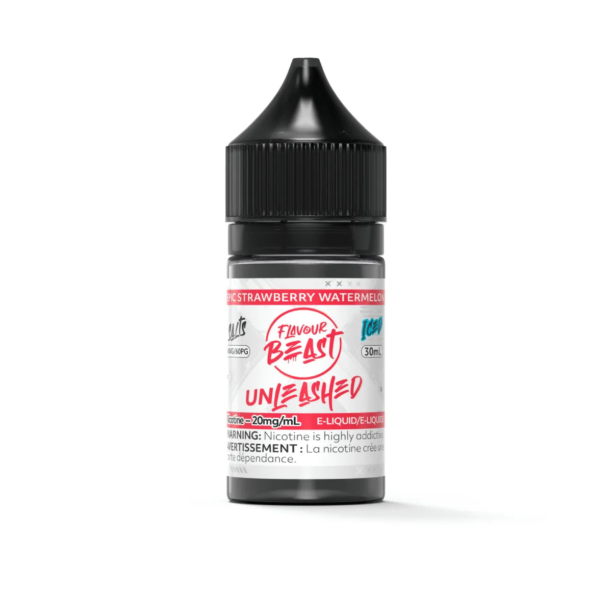 Flavour Beast - Unleashed - Epic Strawberry Watermelon Iced 30ml Salt